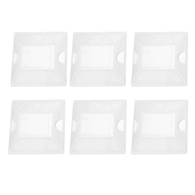 

Road Reflectors 10 Pcs Street Pavement And Asphalt Stud Markers Great For Speed Bumps Sidewalks Pedestrian Crossings