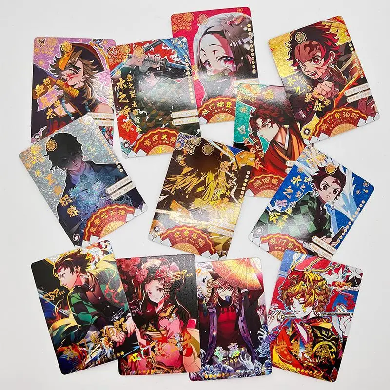 

Карты аниме иорити ти томиока гиюу Sp Ssp для мальчиков, рассекающий демонов камадо незуко цугикуни, персонажи игры, подарок на день рождения