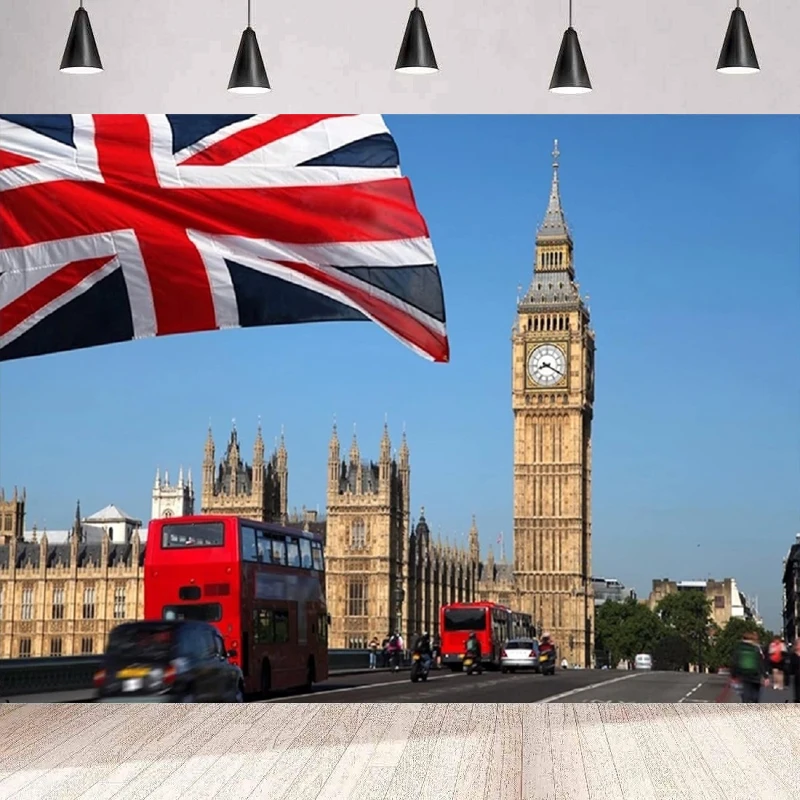 Фон для фотосъемки с изображением лондонской башни лондонского моста городского