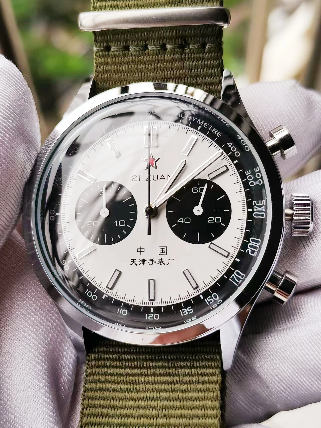 

Часы Panda 1963, пилоты, 42 мм циферблат, 5-контактный дисплей, 1963