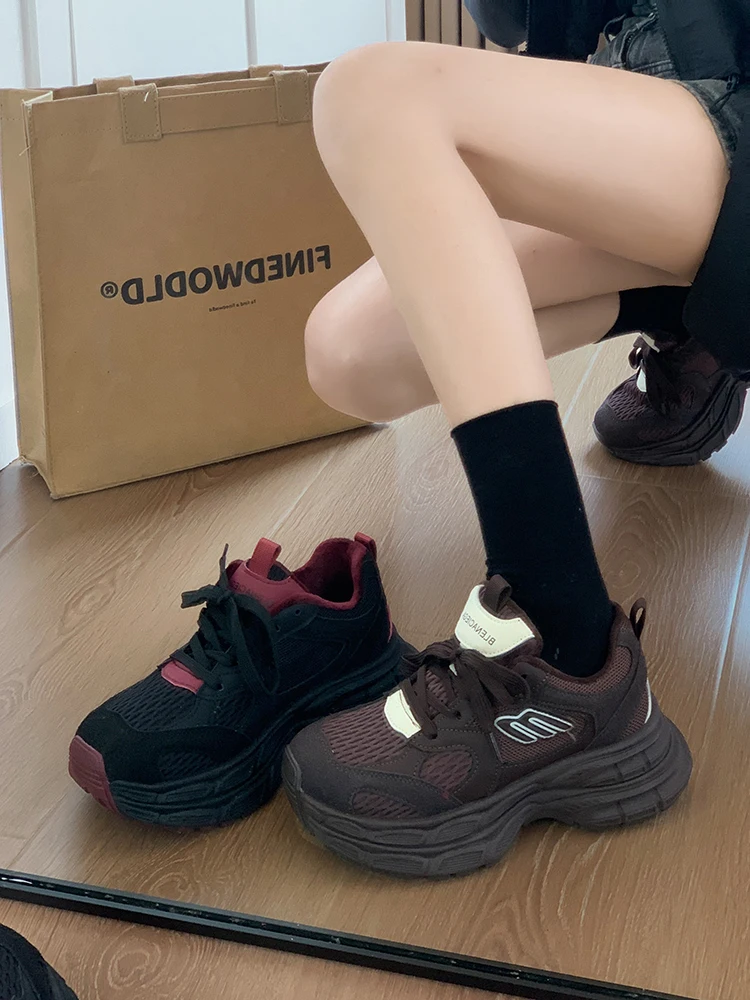 Женская обувь повседневная весенние кроссовки на платформе теннисные женские