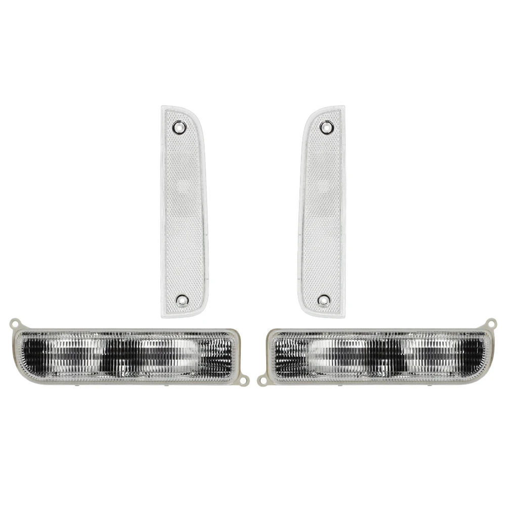 

Сигнальная лампа для Jeep XJ 1997-2001, Combo, дым, бампер, сигнал поворота, угловые габаритные огни, левый и правый угловые фары бампера