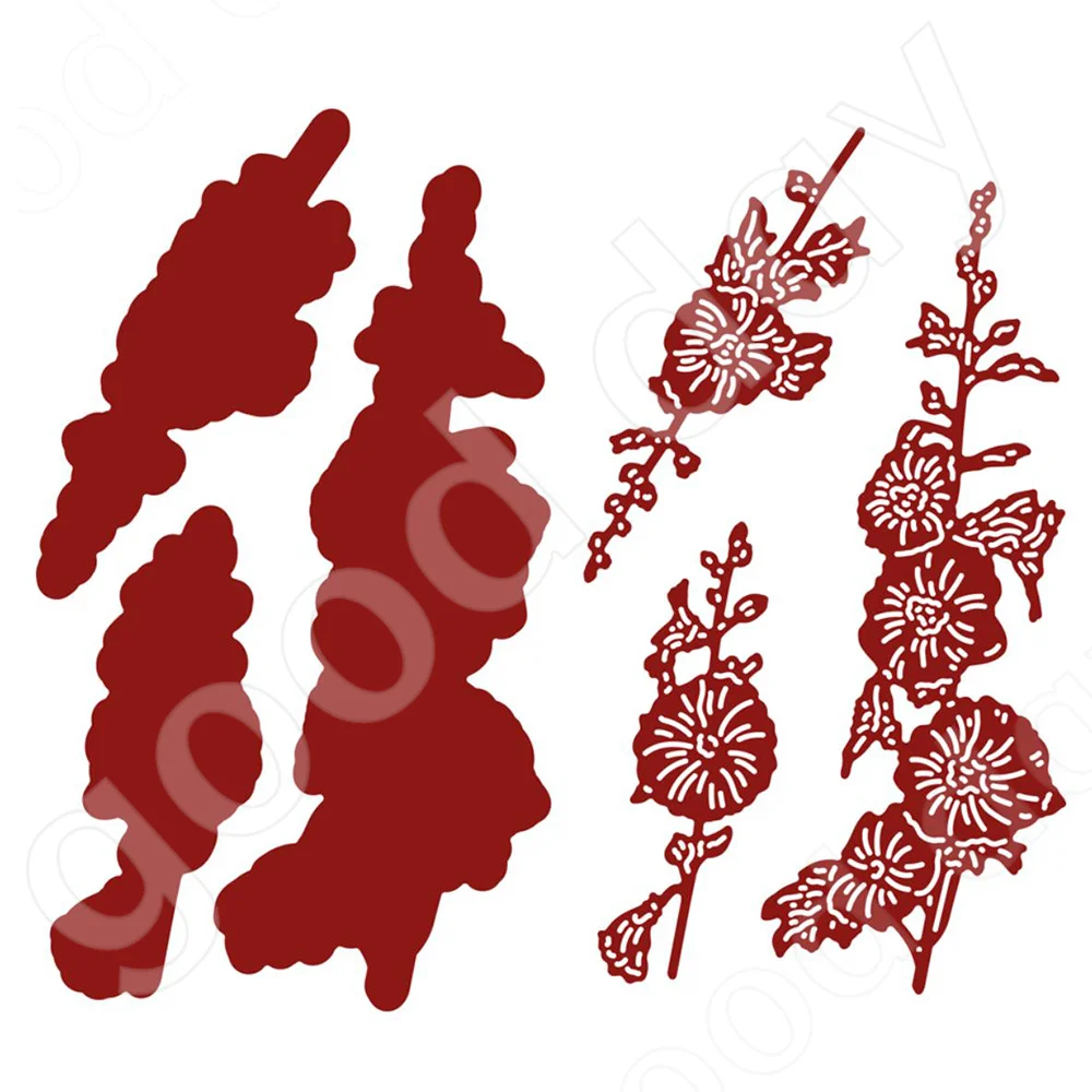 

2023 New Arrival Delicate Flowers Metal Cutting Dies Scrapbook Diary Decoration Embossing Template Diy Greeting Card Handmade