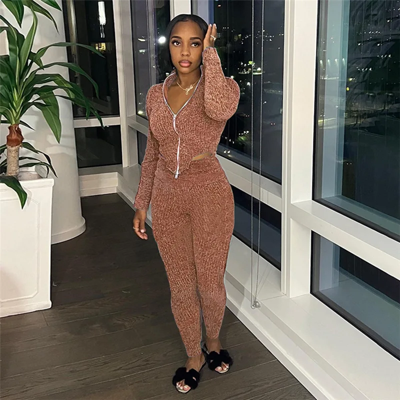 Трикотажная водолазка в рубчик комплект из 2 предметов свитер на осень и зиму