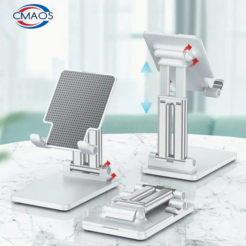 

CMAOS Desktop Mobile Phone Holder Stand For iPhone iPad Adjustable Tablet Foldable Table Cell Phone Desk Stand Holder Universal