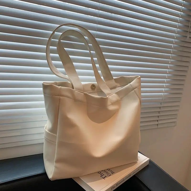 Large-capacity Bag 2022 New Student Casual Shoulder Bag Simple Shopping Storage Bag Tote Bag
