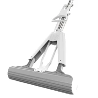 double fold squeezing mop sponge head mop water absorbent household floor mop free handwash glue cotton mop cleaning tools