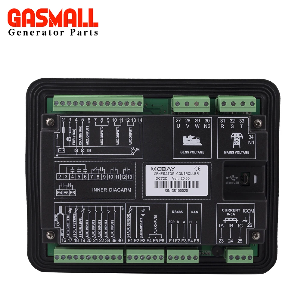 Дизельный генератор MEBAY DC72D DC72DR контроллер модуля генератора дистанционный