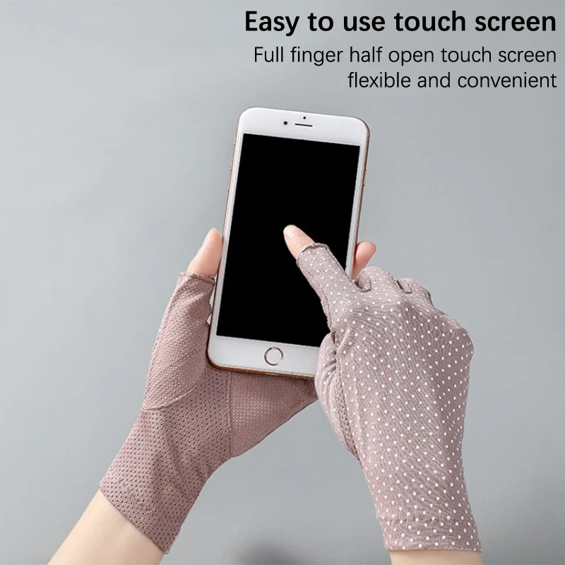 1 пара анти-УФ-перчаток для ногтей анти-черная волнистая точка УФ-гель-защитная