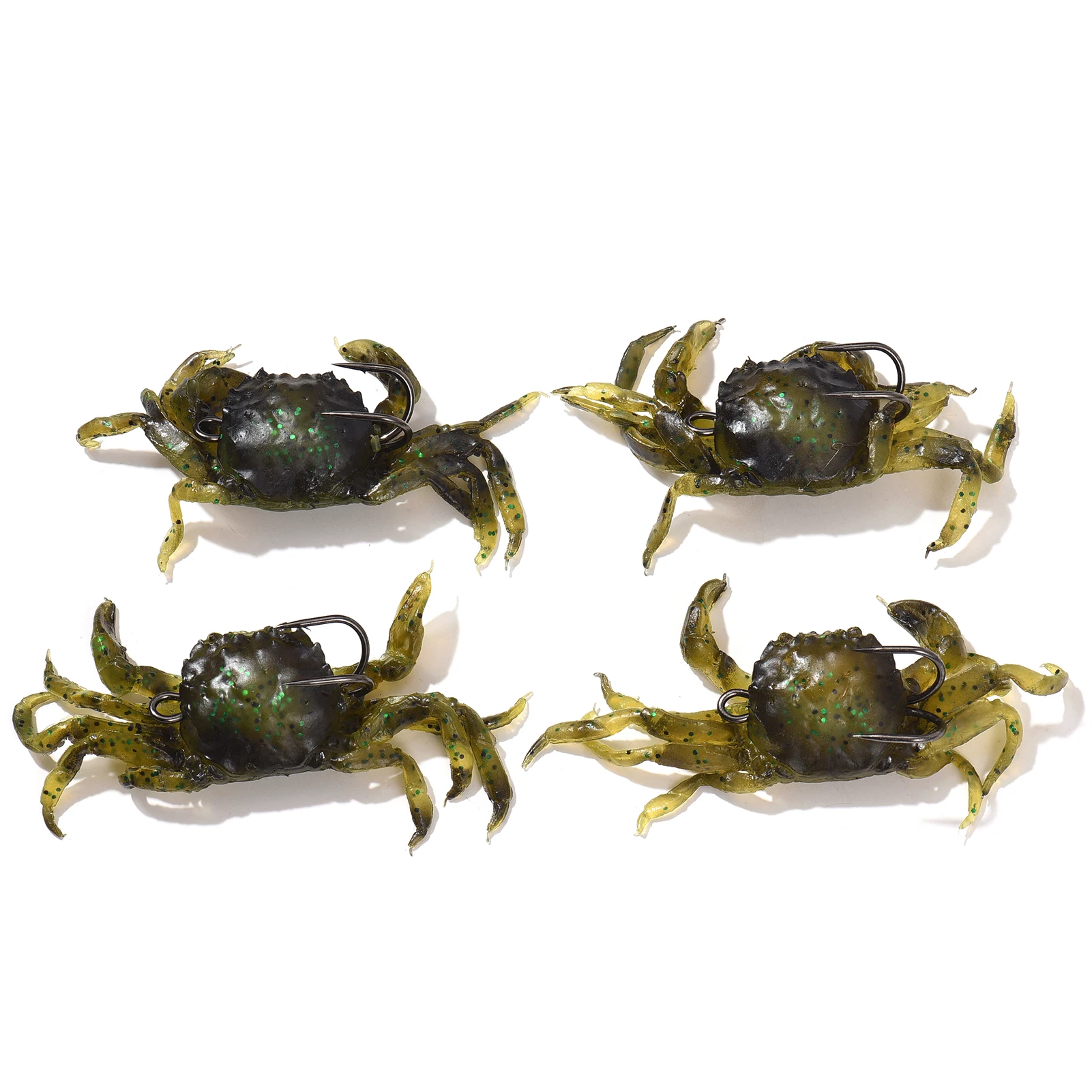 

Soft Fishing Lures Crab Mimic Fishing Hook Crab Artificial Bait Soft Fish Bait with Sharp Hook Universal Fishing Hook