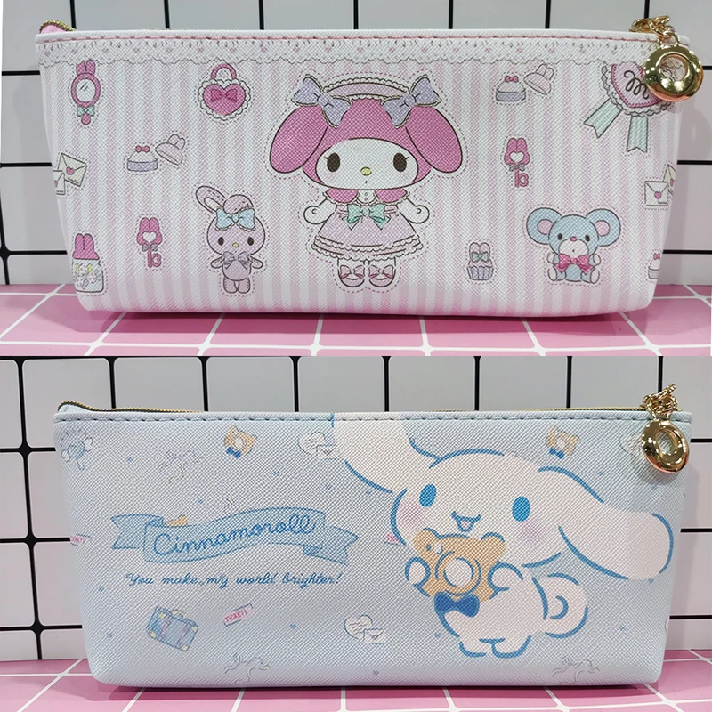 Sanrio кошелек дешевый мультяшный кавайный Коричный MyMelody Kuromi Pachacco кожаный