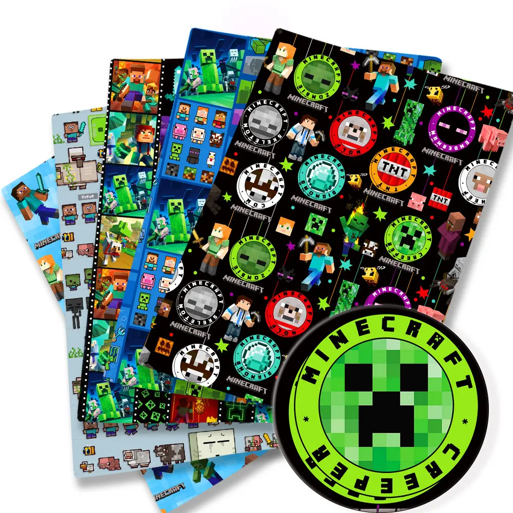 Ткань детская с мультяшным принтом 140*50 см