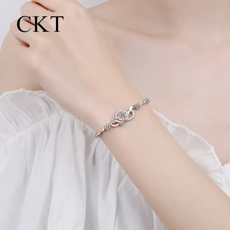 18-каратное белое золото платина PT950 ювелирные изделия GRA сверкающий 1 4 карата