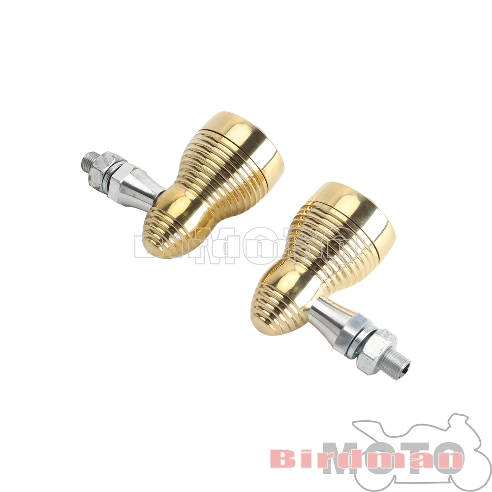 Латунный СВЕТОДИОДНЫЙ индикатор поворота для мотоцикла дальний/ближний свет