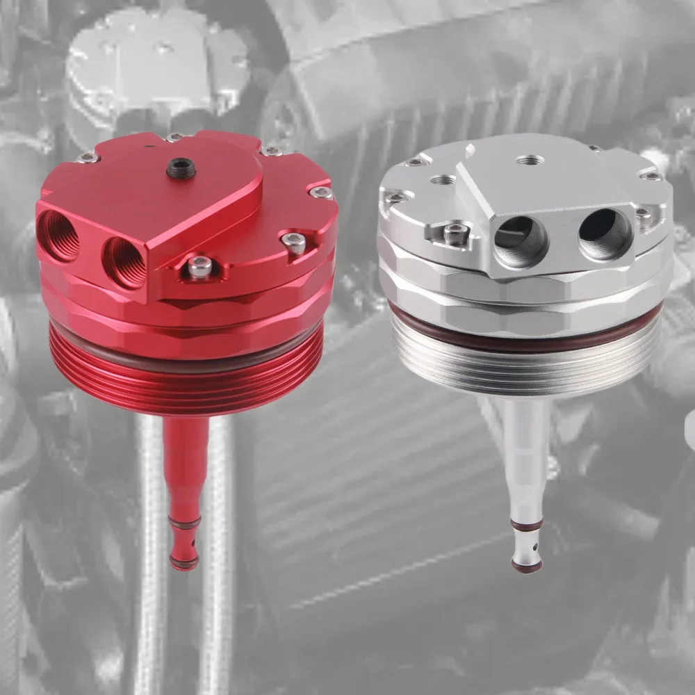 Крышка фильтра масляного радиатора AN10 фитинги и 2 порта датчика для BMW M52 M54 M56 E46 E39