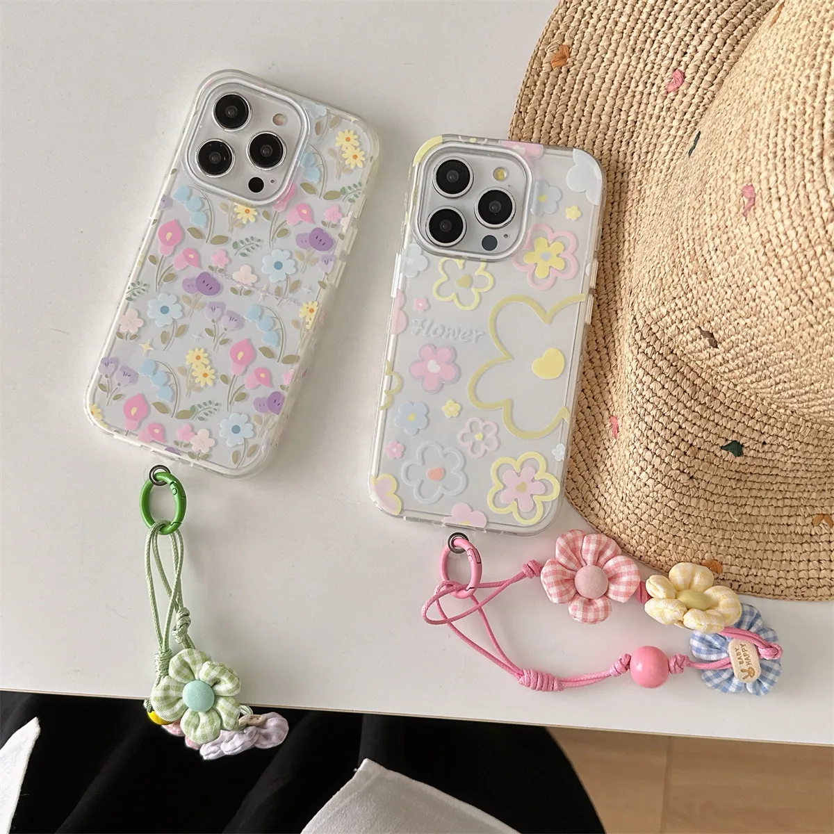 Красивый шикарный садовый розовый желтый цветочный красочный чехол с блестками