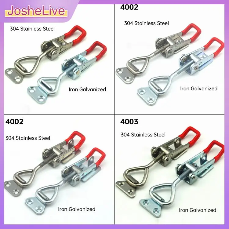 

Creative Heavy Duty Toggle Latches For Tool Box Sliding Door Stainless Steel Toggle Clamp Accessories Tools Universal 4001