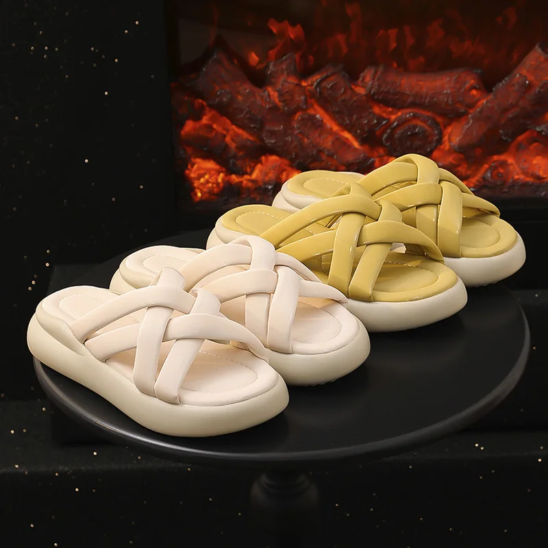 AIYUQI Slippers Women Flat 2023 Summer New Slippers Women Outerwear Fashion Beach Women's Slippers