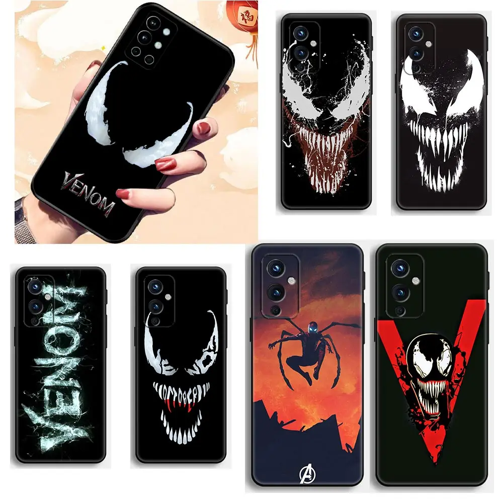 

Marvel Venom Avengers Funda Coque Case for OnePlus 7 7T 8 8T 9 9R 10 Nord N100 CE 2 Pro Oppo A54 A95 A93 A31 A52 A31 4G 5G Case