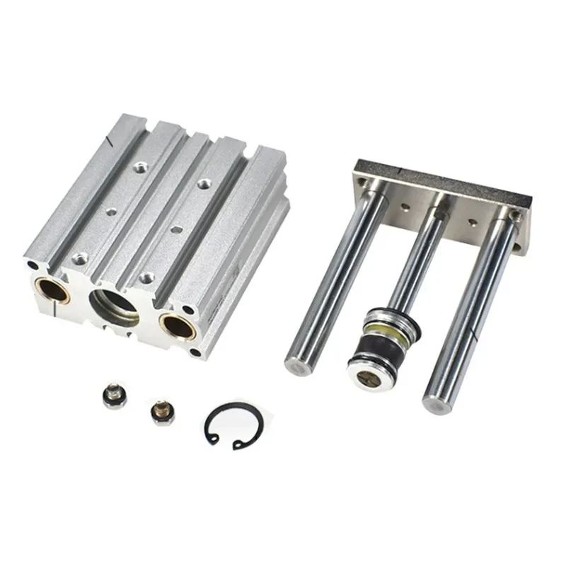 Новый тонкий цилиндр SMC с направляющим стержнем