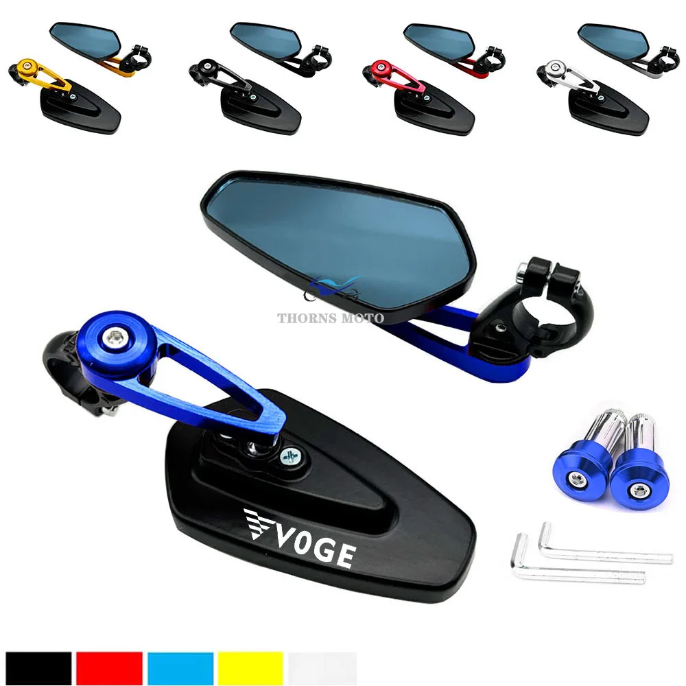 

For Loncin Voge 300R 500R 250RR 300RR 200AC 300AC 500DS 650DS 7/8"22MM Motorcycle Handlebar End Rearview Mirrors