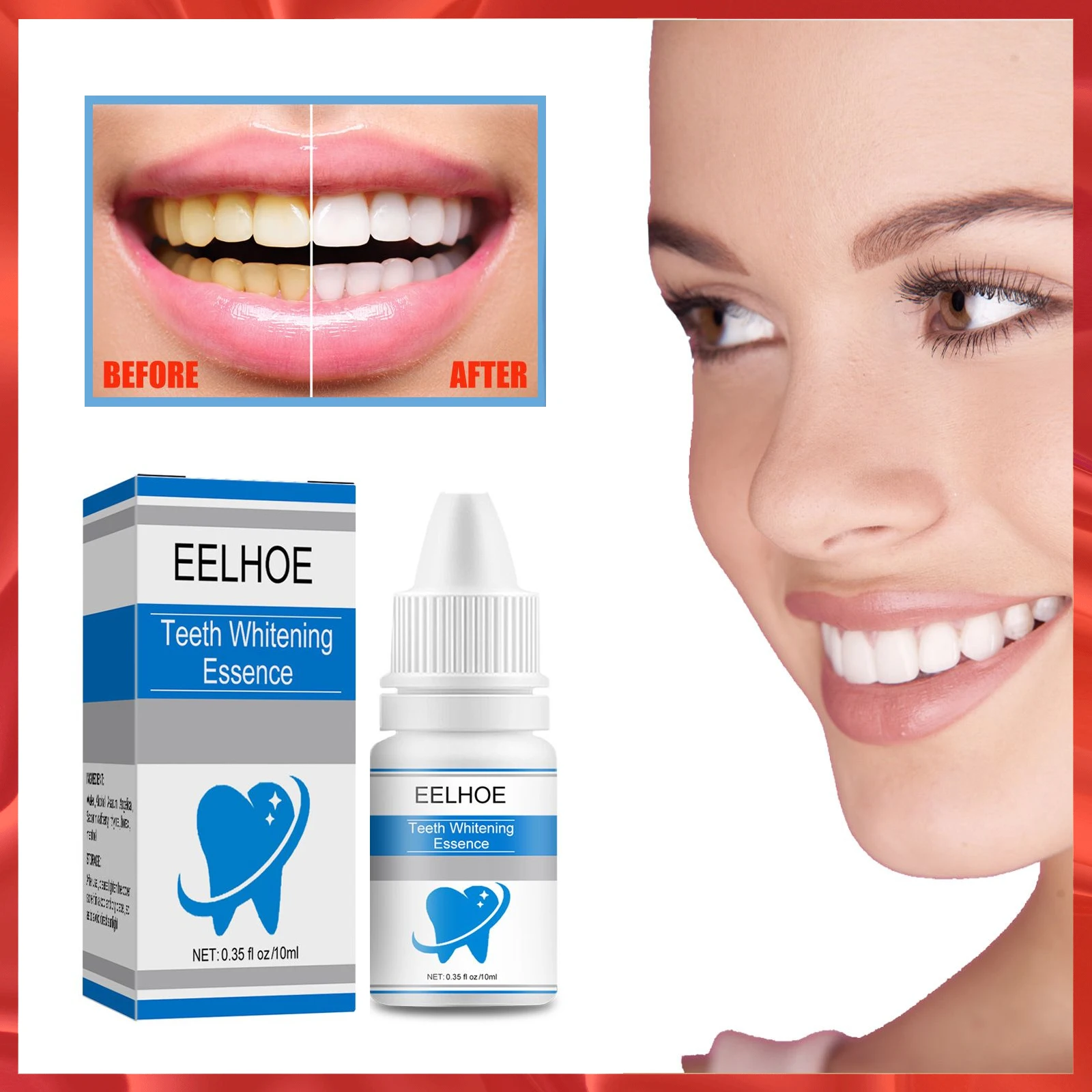 

Teeth Whitening Serum Remove Teeth Stains Brighten Improve Yellow Tooth Oral Hygiene Cleaning Bleaching Essence Dental Tool 30ml