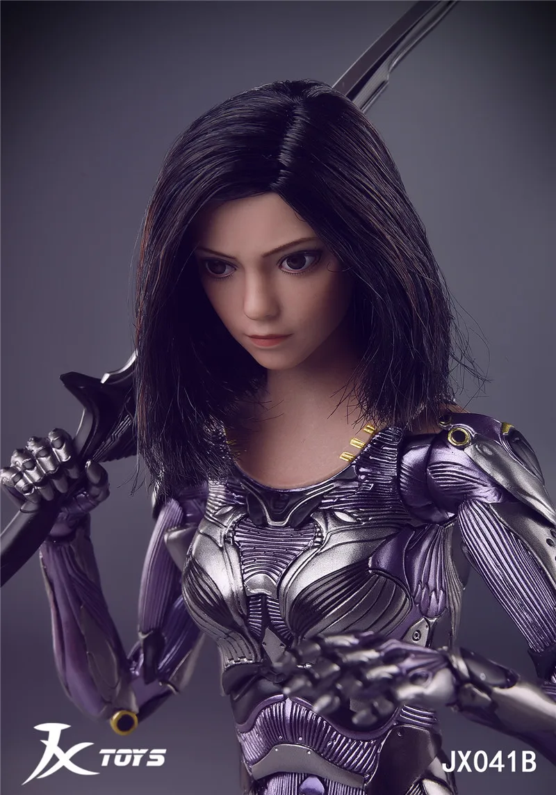 Модель JXTOYS JX041 в масштабе 1:6 боевой ангел воин Алита голова лепка милая девушка