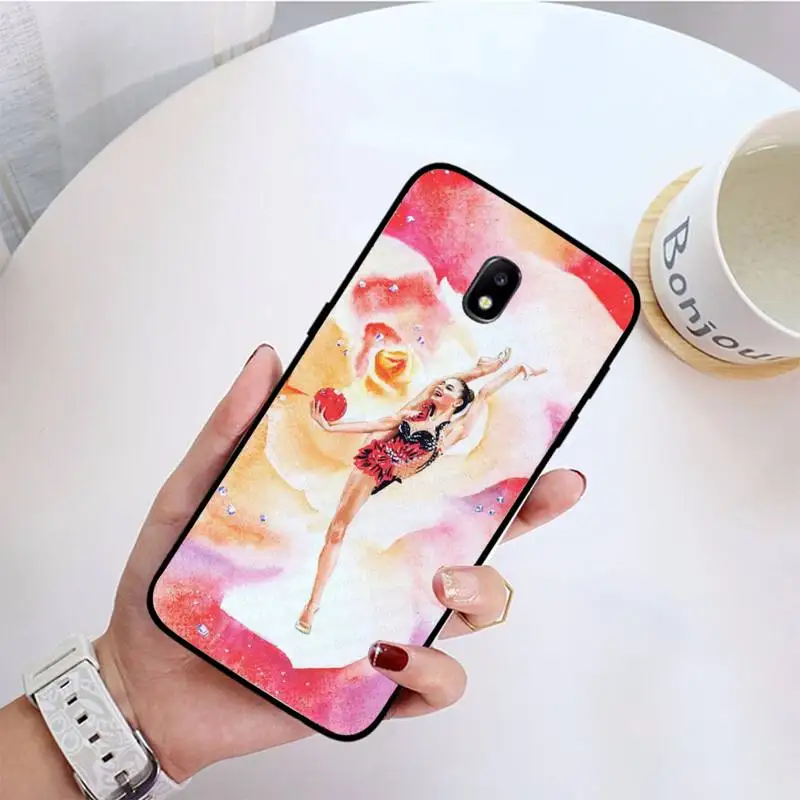 TOPLBPCS любовь гимнастика картина маслом чехол для телефона Samsung Galaxy J7 PRIME J2Pro2018 J4 Plus