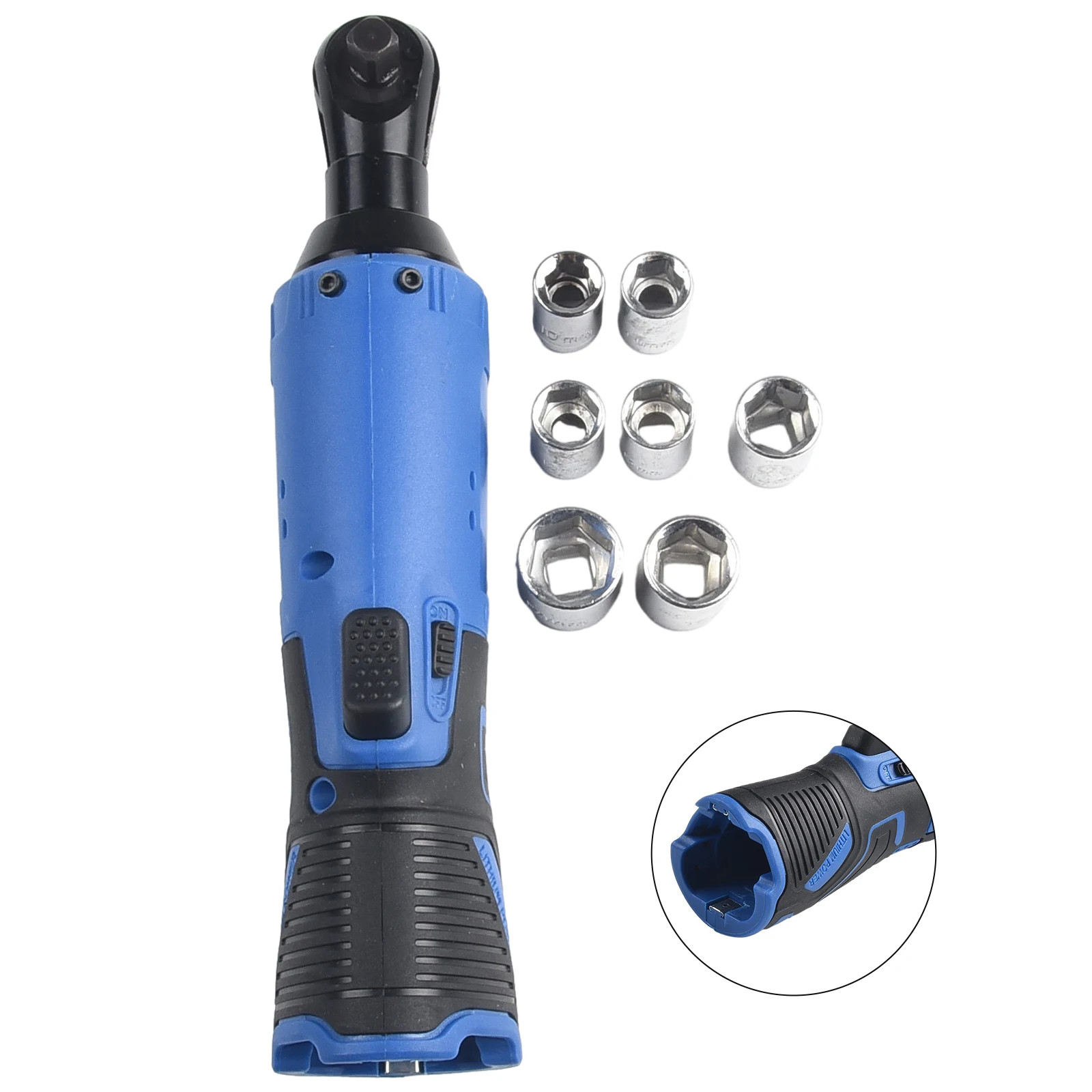 

Strong Power Ratchet Wrench Power Tools 5.5x24 Cm For Truss Installation High Speed Right Angle Wrench Spindle