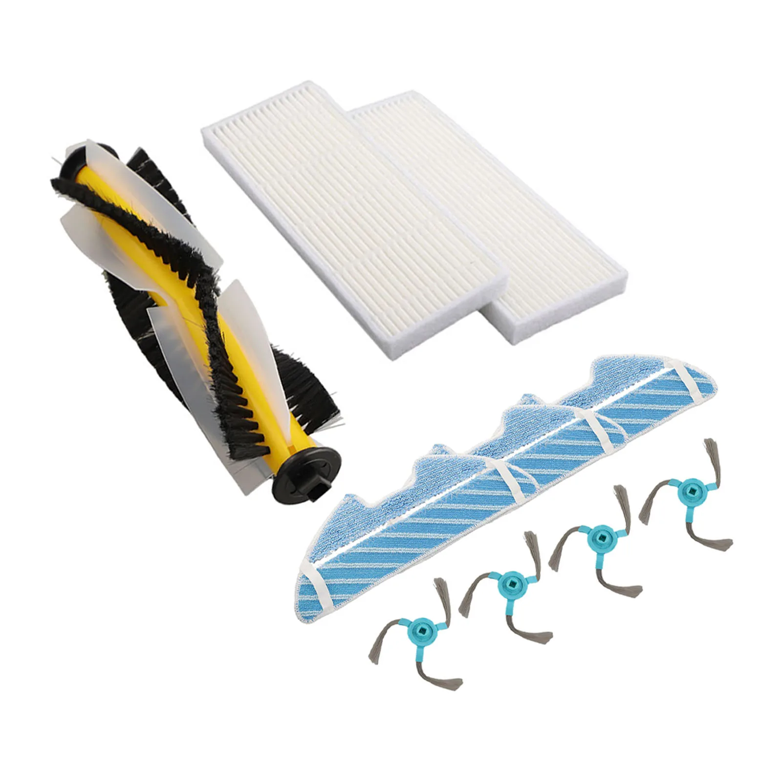 Превосходная чистка пола с тряпками для швабры и комплектом сменных боковых