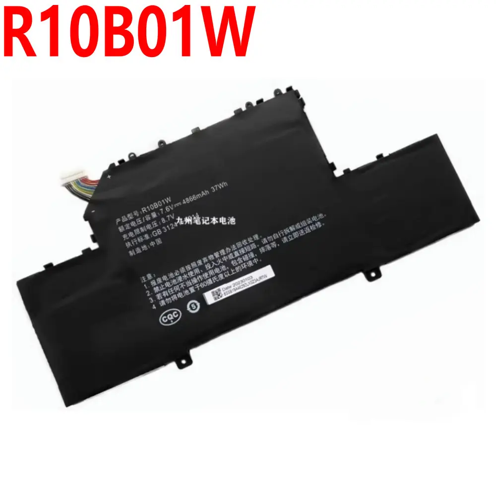 

100% Brand new high quality 4866mAh/37WH R10B01W Battery For Xiaomi Mi Air 12.5-inch 161201-01 161201-AA Laptop