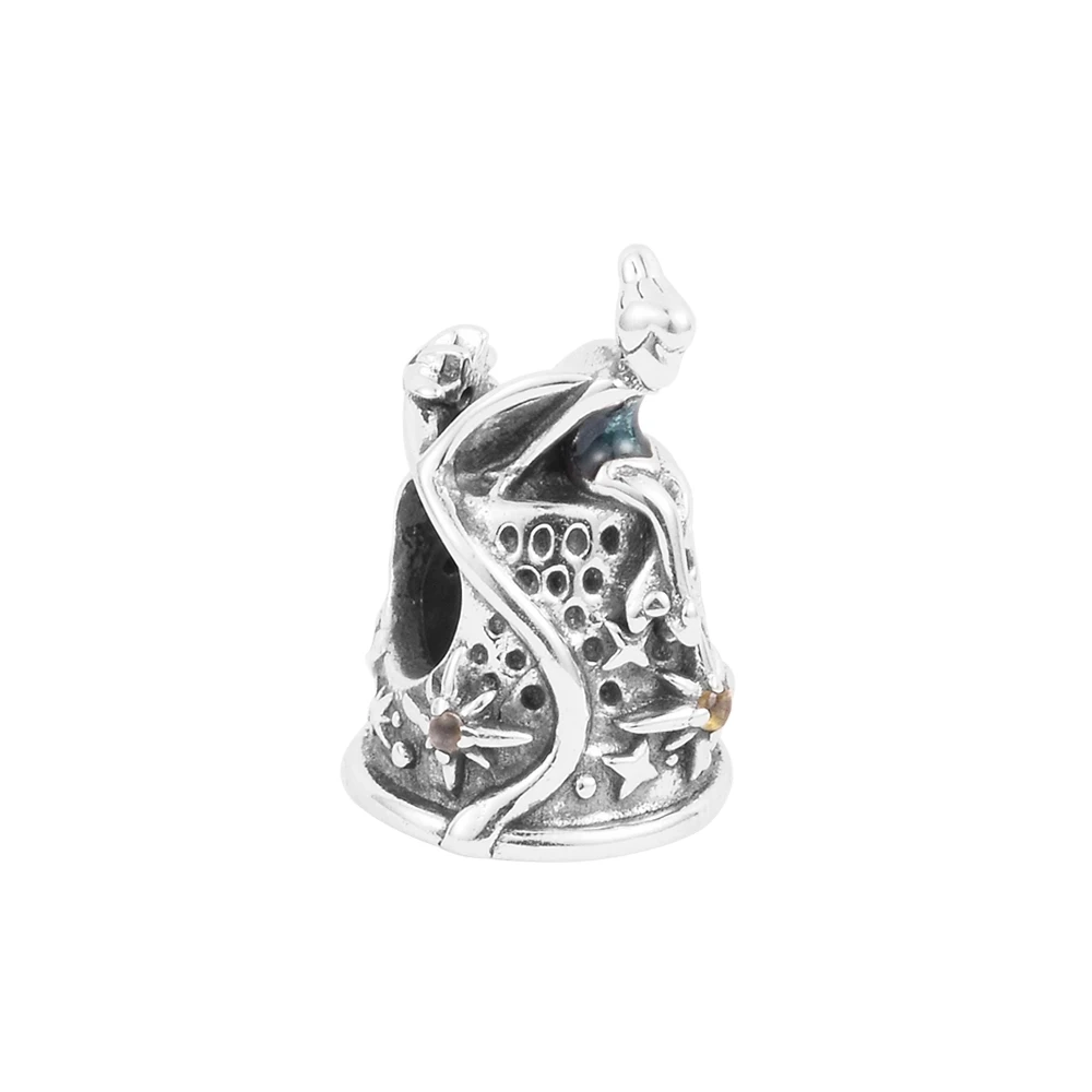 

Spirit Celestial Thimble Charm Beads for Jewelry Making Collier Sterling Silver Couple Pendant S925 Bracelets Valentine's Day