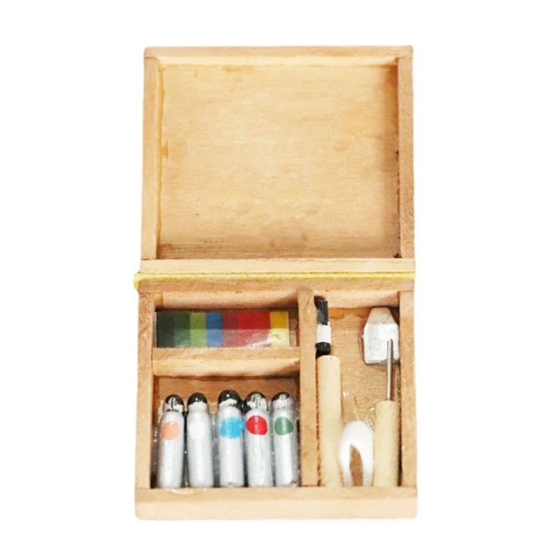 

Масштаб 1:12 имитация пейнтбокса мебель дом модель DIY сцена для игры установка игрушка