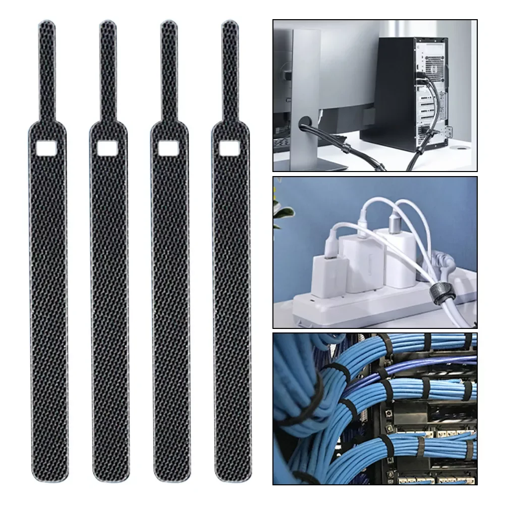 

10/20/40/80Pcs USB Cable Winder Organizer Home Harness Finishing Fixed Cables Computer Power Wire Tie Cable Management Earphone