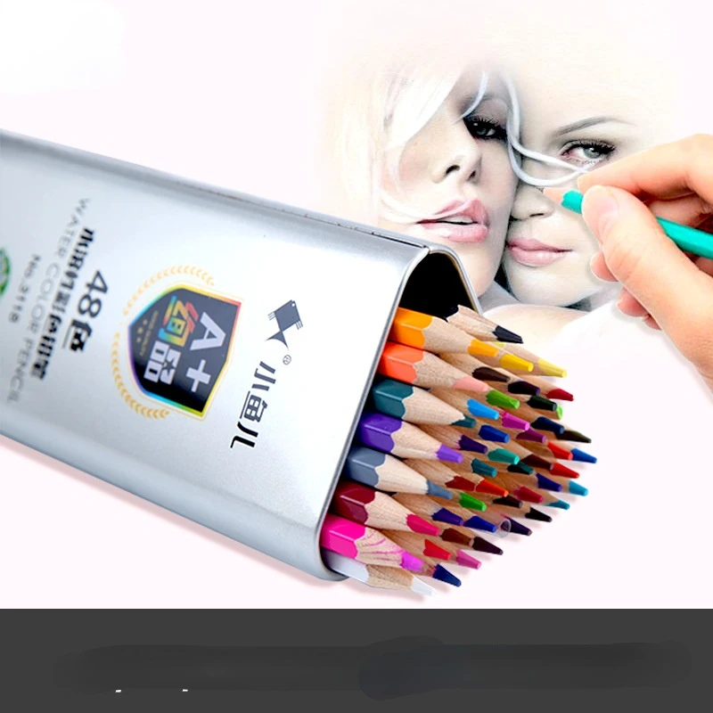 Small Fish Triangle Iron Tube Advanced Soft Core Art Sketch Pencil