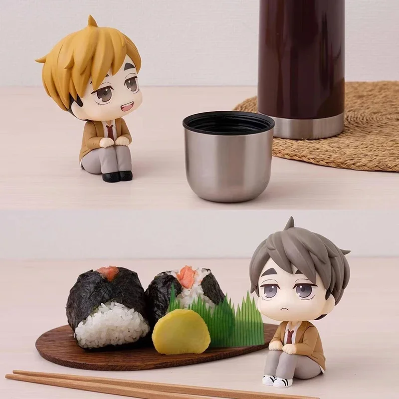 10 см аниме Haikyuu фигурка Look Up Miya Atsumu Osamu фигурки героев ПВХ Q версия коллекция модель
