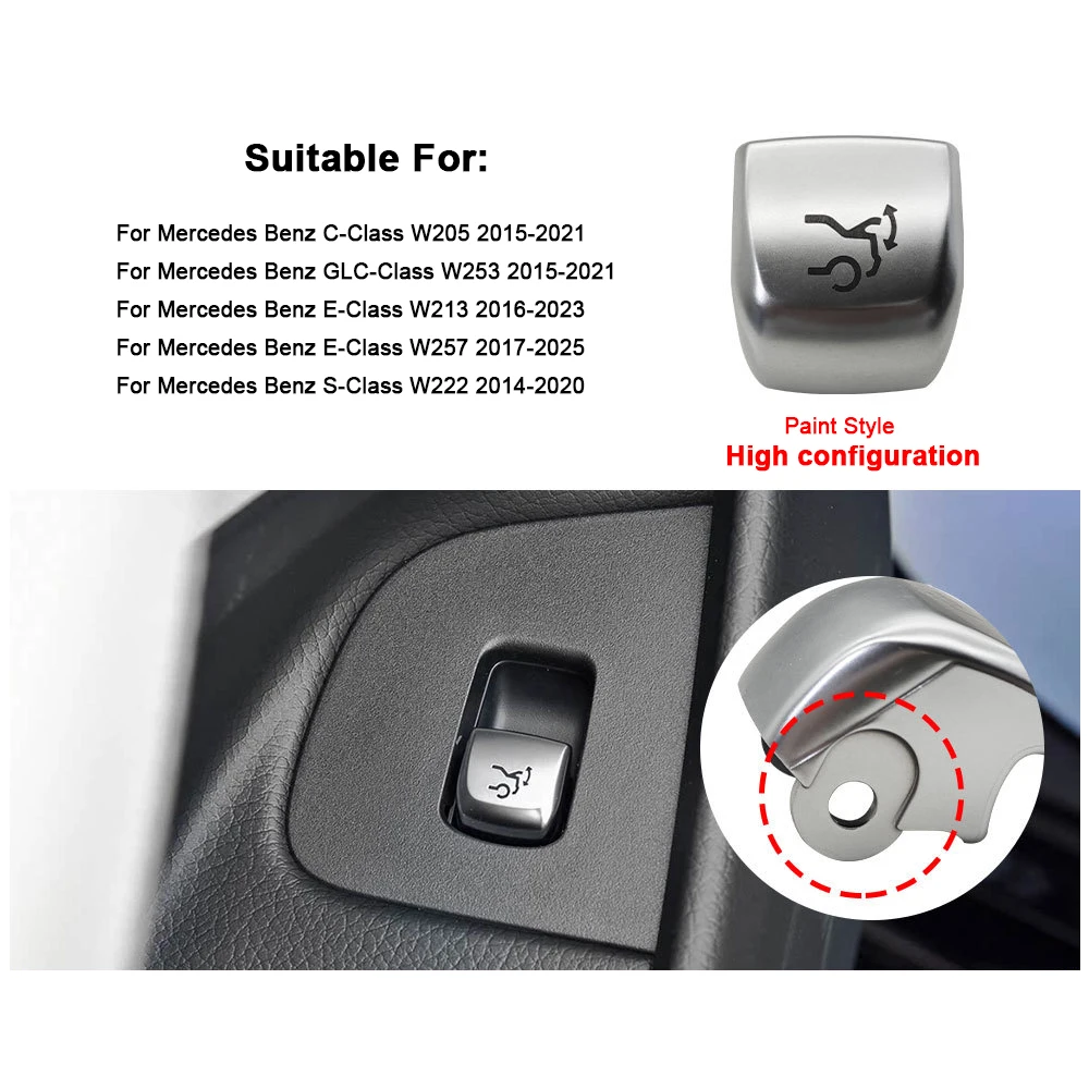 

Для Mercedes Benz C E GLC S Class W205 W253 W213 W222 W257 Задний переключатель багажника Кнопка управления Кнопка ремонта багажника