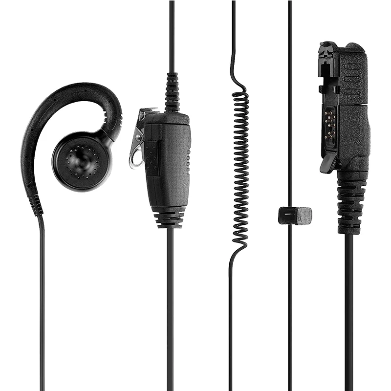 RISENKE Walkie Talkie Earpiece for Motorola XPR3500 XPR3000e XPR3300e XIR P6600 E8600 E8608 DP2400 DP2600 Radio Headset with Mic