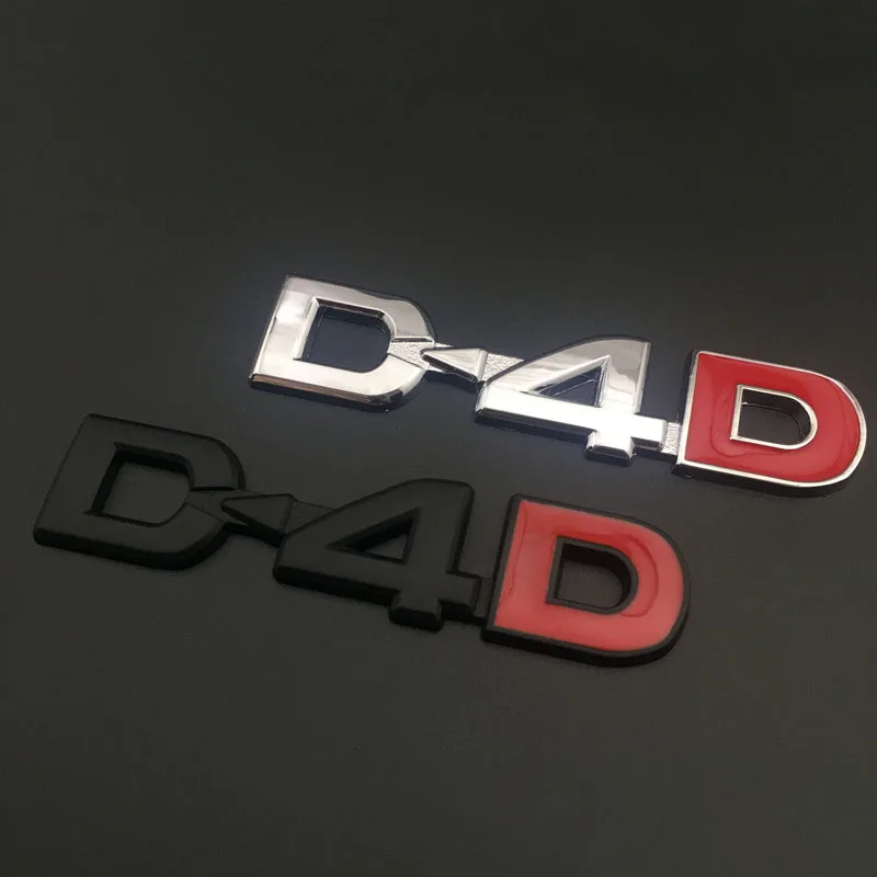 

D4D D-4D Logo Car Sticker Emblem Badge Decal for Toyota COROLLA RAV4 Camry CROWN PRIUS REIZ VIOS HIGHLANDER Prado Corolla Tundra