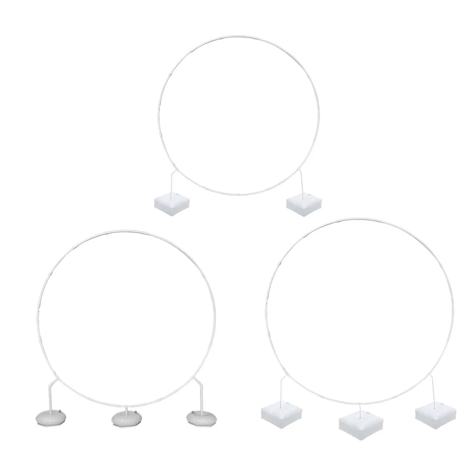 

Round Backdrop Stand Round Wedding Arch Stand for Graduation Ceremony Garden