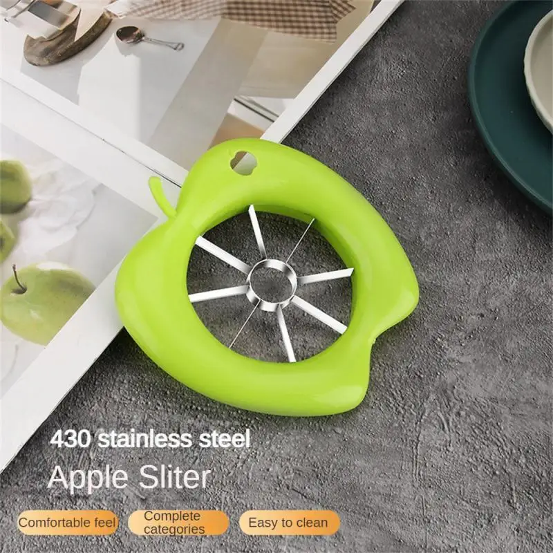 

2023 Stainless Steel Assist Apple Slicer Cutter Pear Fruit Divider Tool Comfort Handle For Kitchen Apple Peeler Kitchen Gadgets