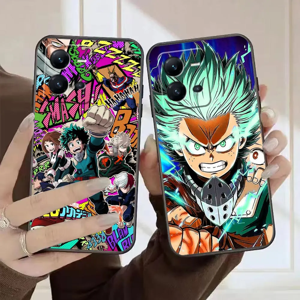 

Case For VIVO X90 X80 X70 X60 X50 X27 X23 X21 Plus V25 V23 V23E V21 V21E V20 SE V19 Pro 5G Case Deko My Hero Academia Midoriya