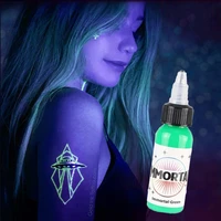 7 colors professional fluorescent tattoo pigment semi permanent microblading easy coloring body makeup beauty purple light inks