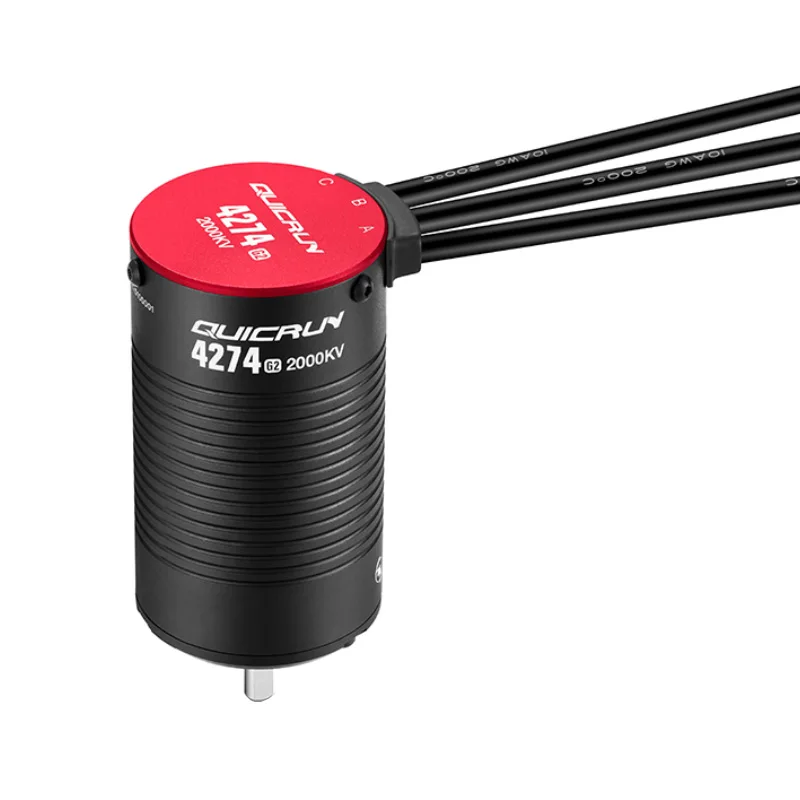 Hobbywing QuicRun WP 8BL150 150A G2 Водонепроницаемый бесщеточный регулятор скорости (ESC) с бесщеточным двигателем 4274SL 2000KV4268SL 2600KV для радиоуправляемых машин масштаба 1:8 (art.: 3920dbea455a3) - 3920dbea455a3