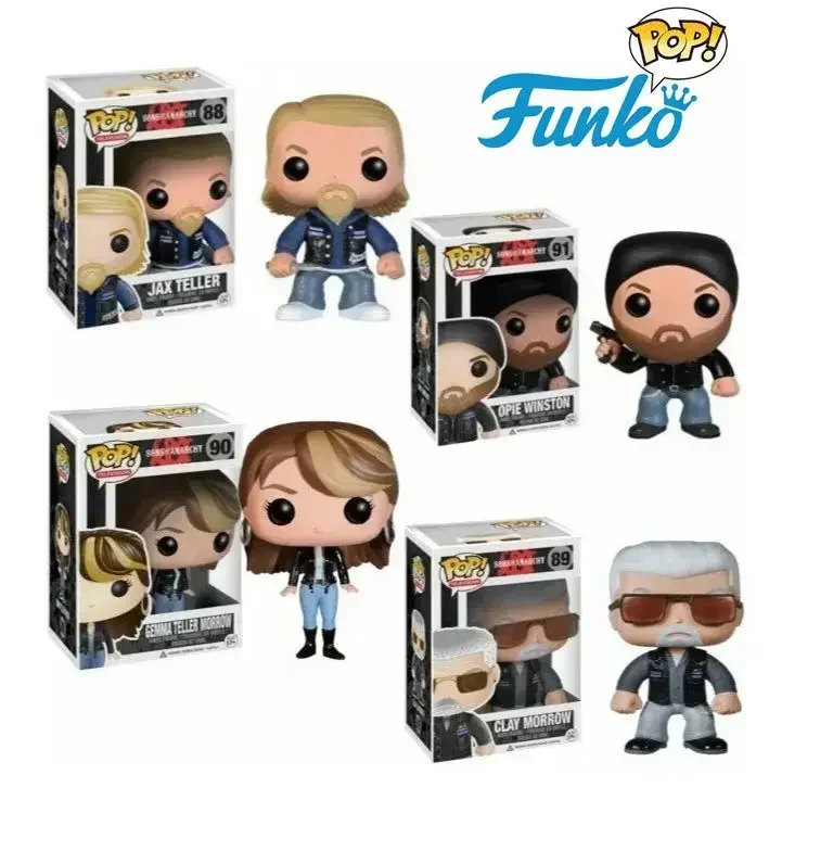 Фото Funko Pop Sons of Anarchy Clay Morrow 89. #   Opie Winston Lex Luthor Jax Teller Gemma Teller 88 #   90 #   91 #   Виниловые фигурки игрушек №1