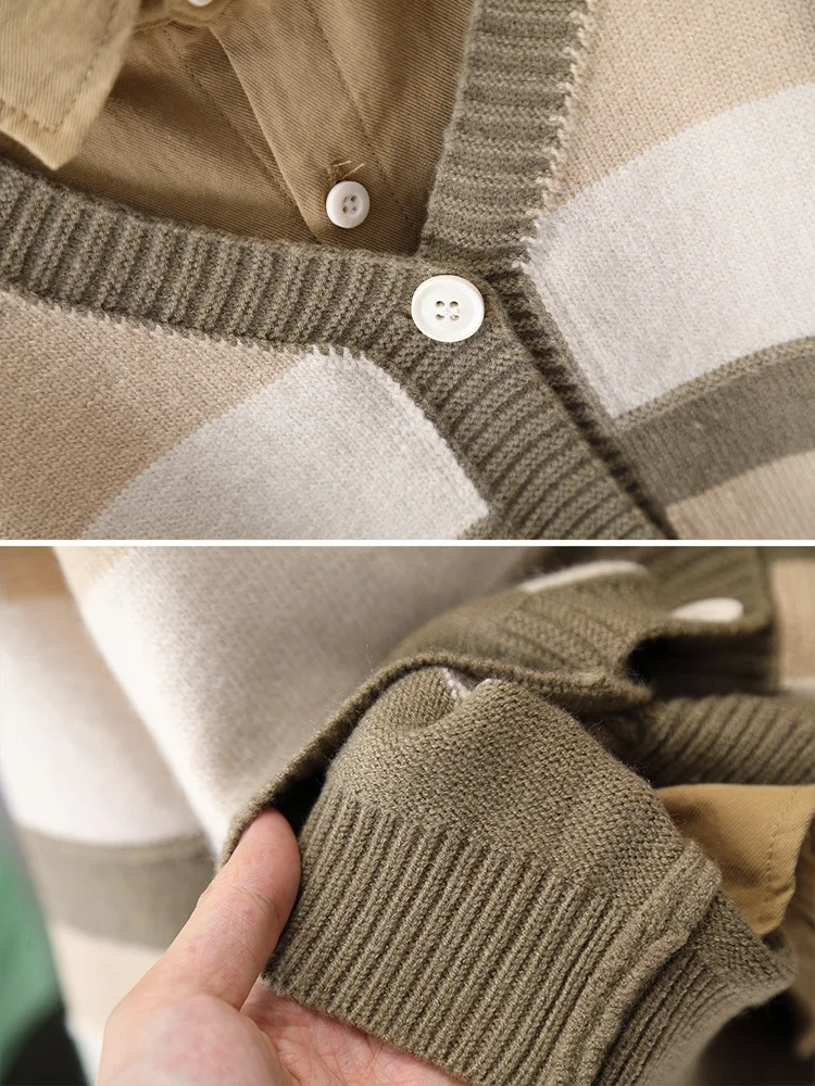 3 шт./комплект детский вязаный кардиган + рубашка брюки