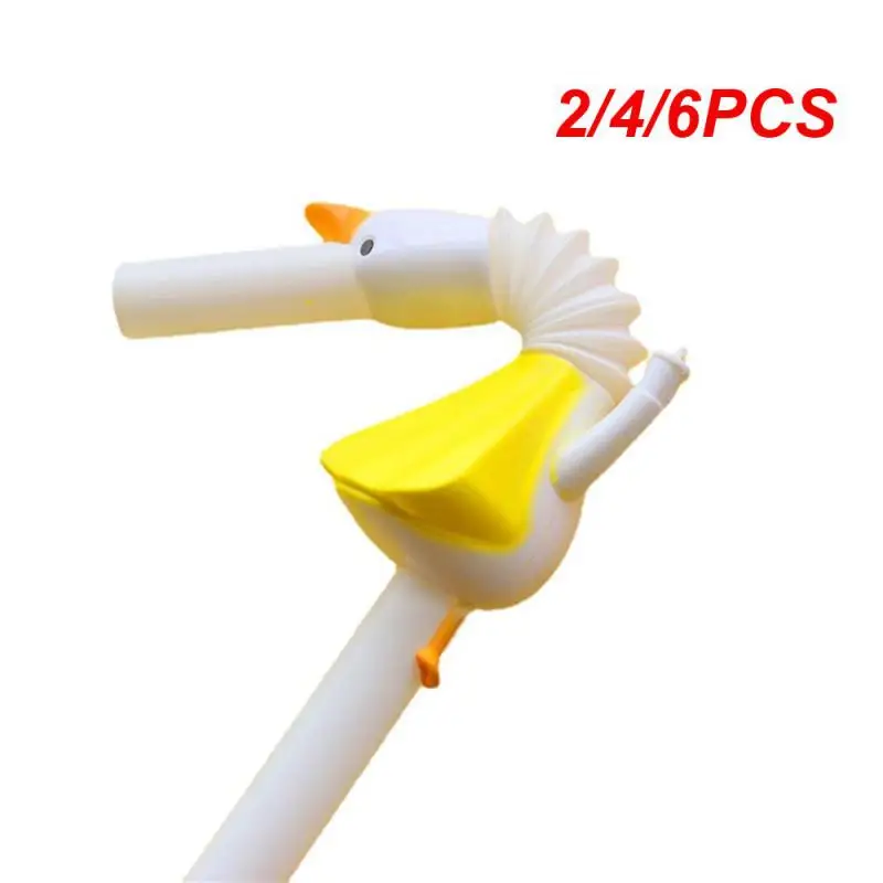 

2/4/6PCS Reusable Straws Fun Durable Unique Design Environmental Protection Convenient Funny Animal Design Straws Milk Tea Straw