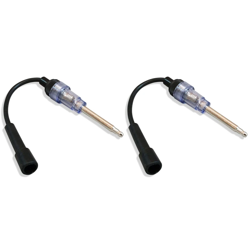 

2X Auto Ignition Spark Plug Coil Tester In-Line Lead Tool For Car Van Bike Engine