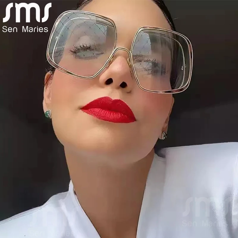

Oversized Pilot Sunglasses Women Luxury Big Size Gradient Sun Glasses Men Fashion Shades UV400 Vintage Eyewear Gafas De Sol