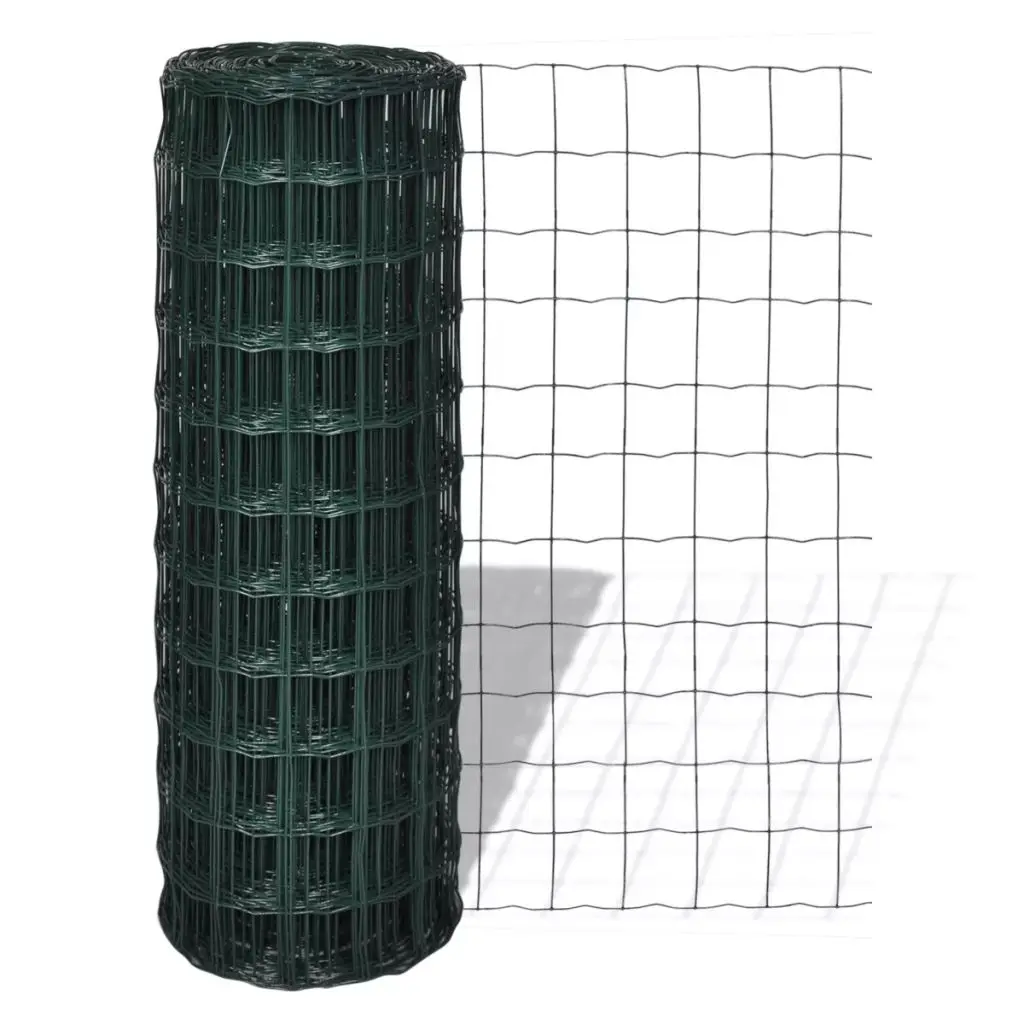 

Забор евро сталь 25x1,2 м зеленый